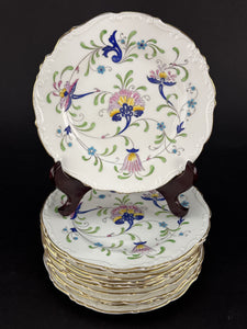 11 Coalport Fanfare Japan Pattern Bread Plates 6.75 Inches