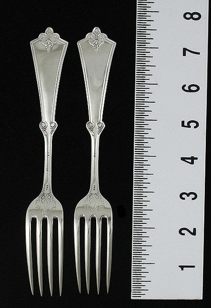 11 Knowles & Ladd Crete Sterling Silver Dinner Forks