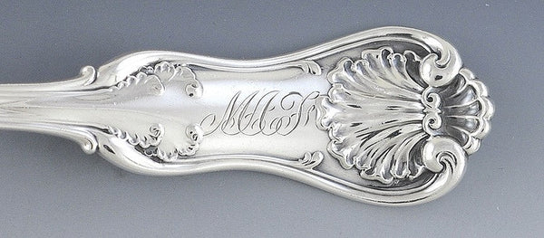 Antique Sterling Silver Whiting Imperial Queen 1893 Shell Serving Spoon