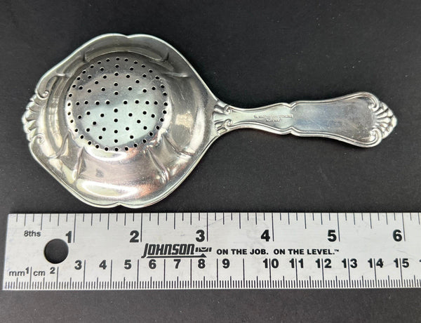 Elegant VTG Norwegian Sterling Silver Marthinsen Martha Märtha Tea Strainer