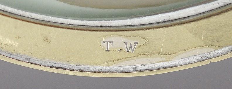 Antique 19th Century Silver Plate Repousse Glass Bottom Stein Mug Cup