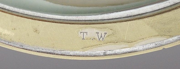 Antique 19th Century Silver Plate Repousse Glass Bottom Stein Mug Cup