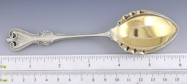 Antique Towle Old Colonial 1895 Sterling Silver Sugar Serving Spoon 6"