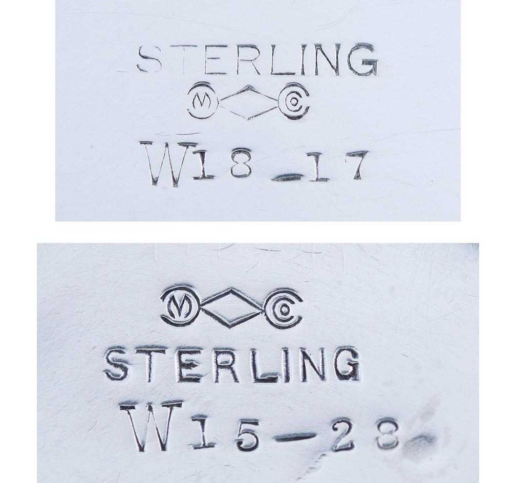 Charming American Sterling Silver Child's Cup & Saucer w/ Nursery Rhymes