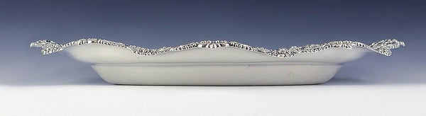 Antique c1896 Art Nouveau Alvin Sterling Silver Oval Dish/Tray 13" X 10.5"