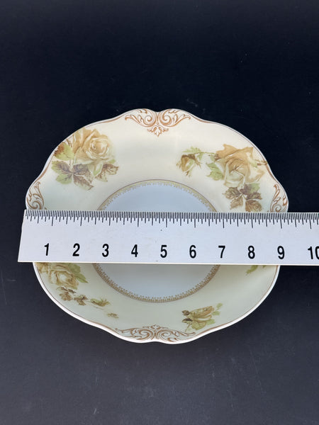 Antique Hermann Ohme Silesia Old Ivory Porcelain 84 Round Serving Bowl
