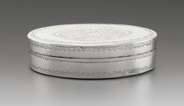 Fine Antique Early 19th Century French First Standard 950 Silver Snuff Box