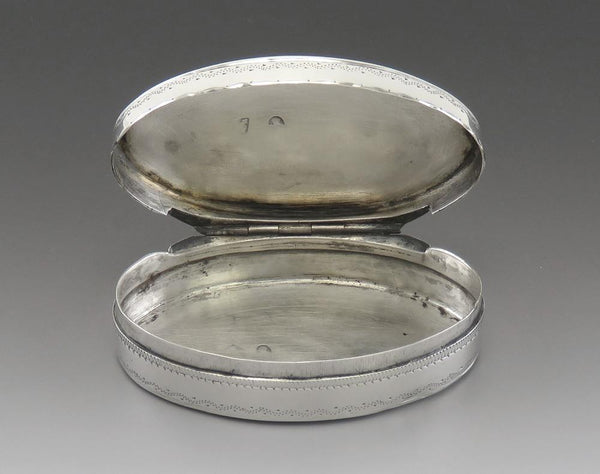 Fine Antique Early 19th Century French First Standard 950 Silver Snuff Box