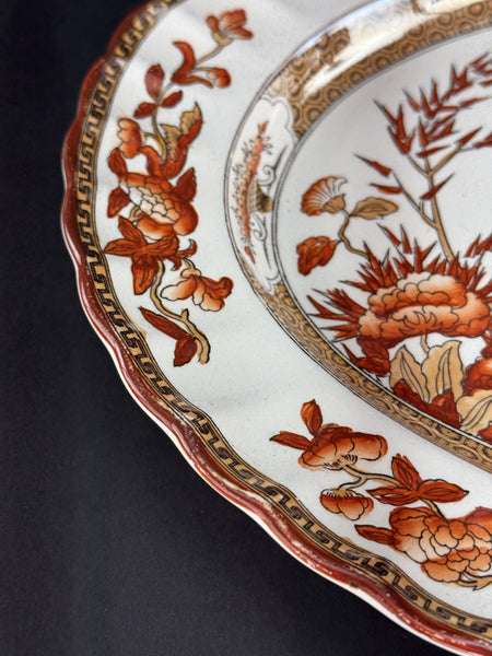 Large Old Copeland Spode India Tree Platter 14 3/4 by 11 1/2 inches