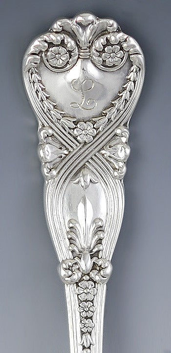 11 Antique c1898 Sterling Silver Tiffany & Co St James Forks 6 3/4"