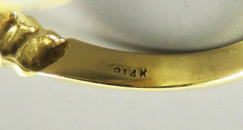 Vintage 1960s 14K Yellow Gold Pearl Double Twin Bypass Toi et Moi Ring