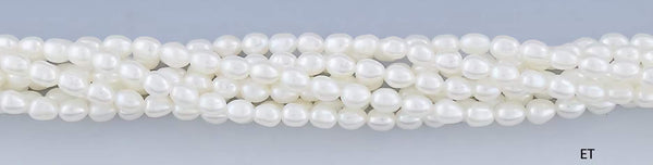 Beautiful 7 Strand Pearl Torsade Necklace w/ 14k Gold Clasp