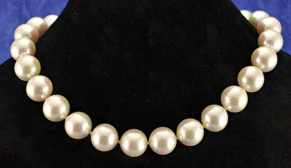 Faux Pearl Necklace and 2 Pairs Earrings Sterling Silver