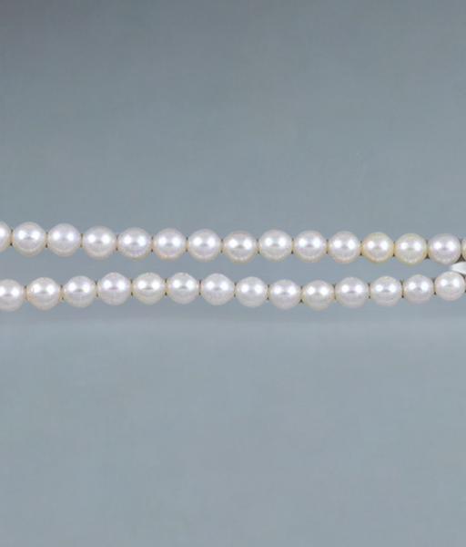 Great Quality Graduated Pearl Necklace Silver Clasp