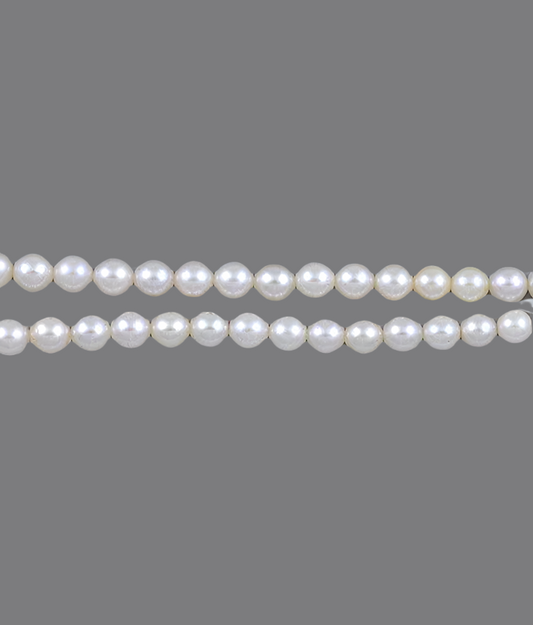 Great Quality Graduated Pearl Necklace Silver Clasp