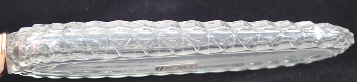 Antique English 1790 Gold & Cut Crystal Perfume Bottle