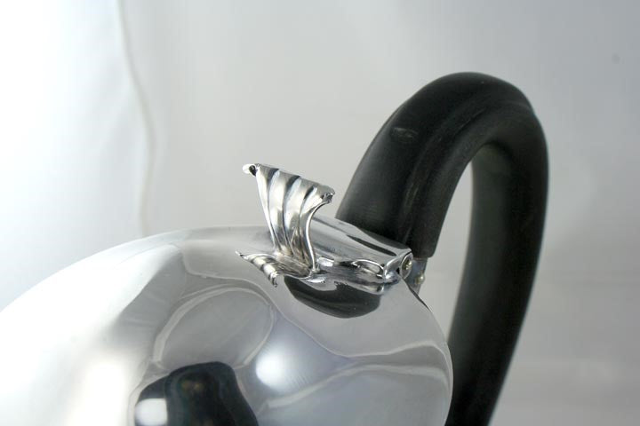 Antique 1905 English Sterling Silver Hot Milk/Chocolate Pot