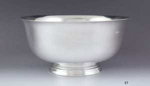 Vintage 1950s Boardman Sterling Silver Revere Form Centerpiece Bowl NO MONO 10"
