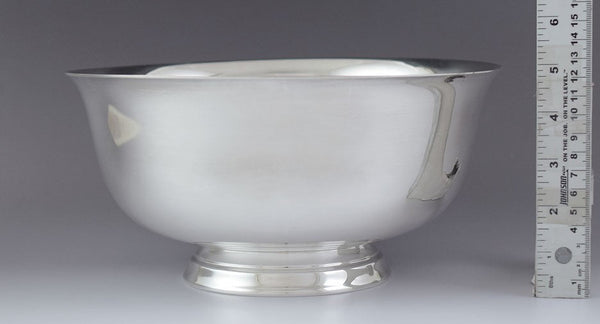 Vintage 1950s Boardman Sterling Silver Revere Form Centerpiece Bowl NO MONO 10"