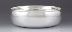 Vintage Dabbene Milan Italian 800 Silver Stout Serving Bowl Dish 6 3/4"