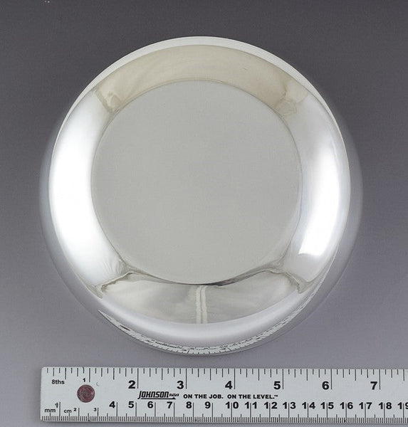 Vintage Dabbene Milan Italian 800 Silver Stout Serving Bowl Dish 6 3/4"