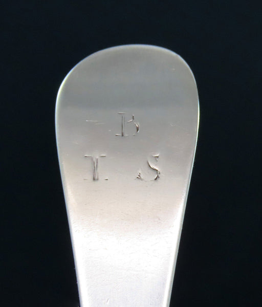 1736 Antique English Sterling Silver Serving Spoon