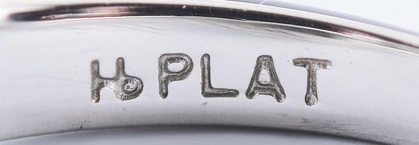 Sleek Modern Platinum & Diamond Bypass Ring