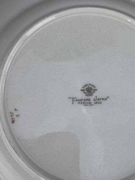 12 Coalport Fanfare Japan Pattern Dinner Plates 10.5 Inches