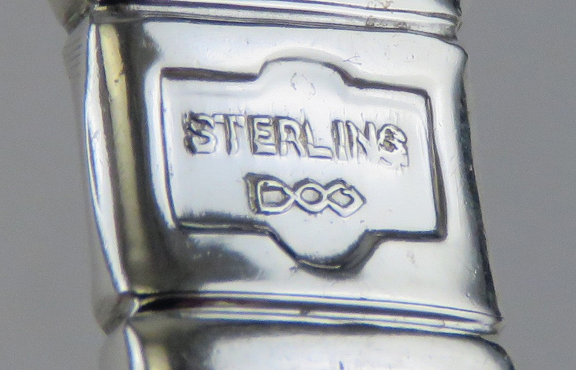 65pc Dominick Haff Sterling Silver Rattail Antique Flatware Set Queen Anne Style