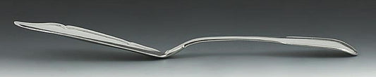 Antique 1840s English Sterling Silver Fiddle Thread Master Butter Cheese Knife