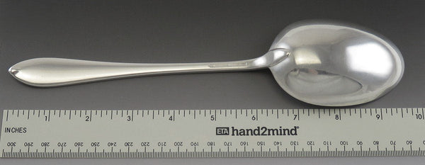 Antique Sterling Silver Faneuil 1910 Serving Spoon Pointed End NO MONO 9 5/8"