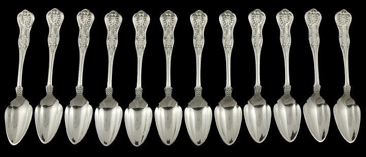 12 Wallace Kings Sterling Grapefruit/Citrus Spoons