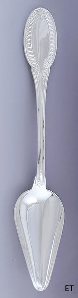 Interesting Italian 800 Silver Heavy Weight Serving Scoop Spoon