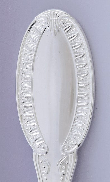 Interesting Italian 800 Silver Heavy Weight Serving Scoop Spoon