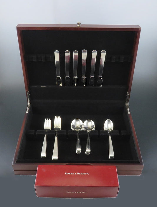 Superb Robbe Berking Sterling Silver 27pc Alta Flatware Set