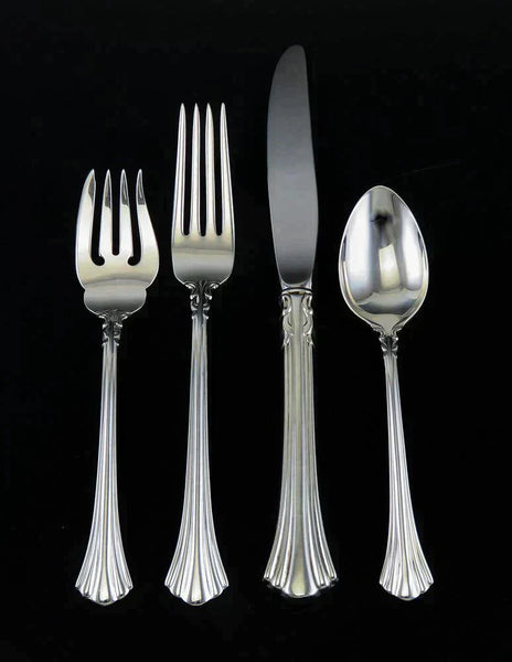 Reed Barton Sterling Silver 63pc Eighteenth 18th Century Flatware Set Serves 12