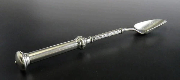 Antique 19th Century Aesthetic Movement Rogers Bros Silver Plate Cheese Scoop