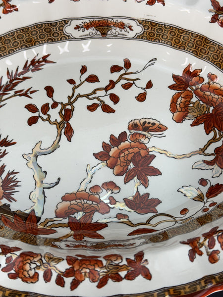 Pair of Copeland Spode India Tree Oval Serving Bowls