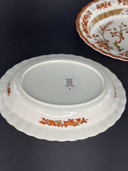 Pair of Copeland Spode India Tree Oval Serving Bowls