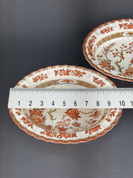 Pair of Copeland Spode India Tree Oval Serving Bowls