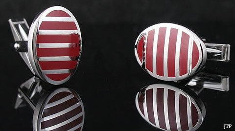 Quality Enameled Sterling Silver Cufflinks Dolan & Bullock