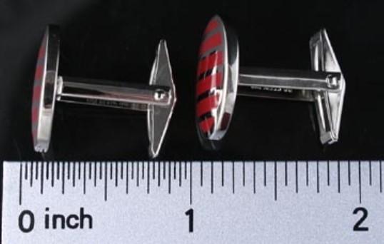 Quality Enameled Sterling Silver Cufflinks Dolan & Bullock