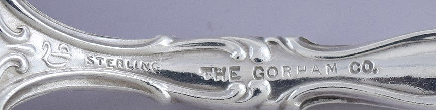 Great Pair Durgin Sterling Silver Regent Teaspoons Heavy Weight S Mono