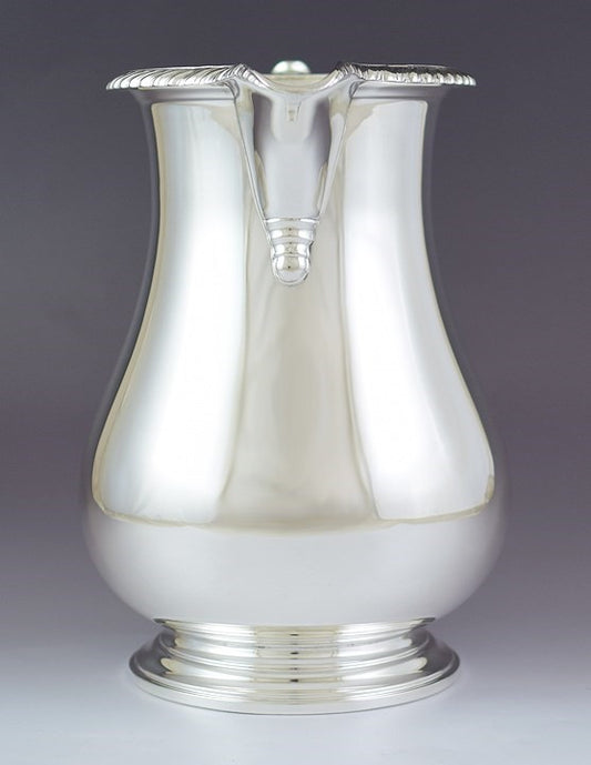 Heavy Gorham Sterling Silver Classical Gadrooned Water Pitcher 72oz 4 Pint