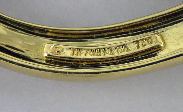 Stunning Tiffany & Company 18K Yellow Gold Heart Ribbon Bow Pin Brooch
