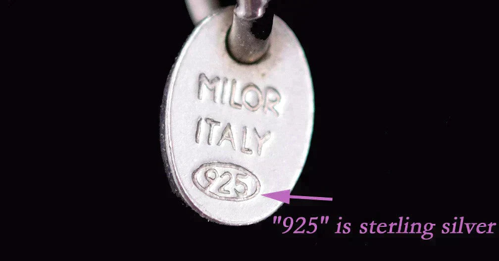 Fine Modern Sterling Silver Milor Looped Links Bracelet
