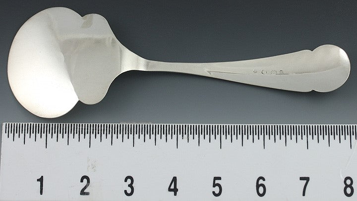 Antique 1876 Dutch Silver Engraved Tomato Server 8"