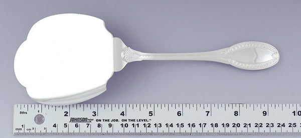Fabulous Italian 800 Silver Heavy Weight Pastry Pie Server NO MONO 9 1/2"