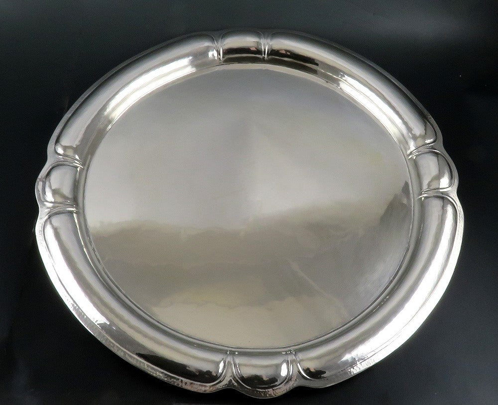 Antique American Arts & Crafts Sterling Silver Art Silver Shop Chicago Tray