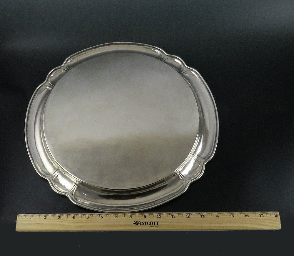 Antique American Arts & Crafts Sterling Silver Art Silver Shop Chicago Tray